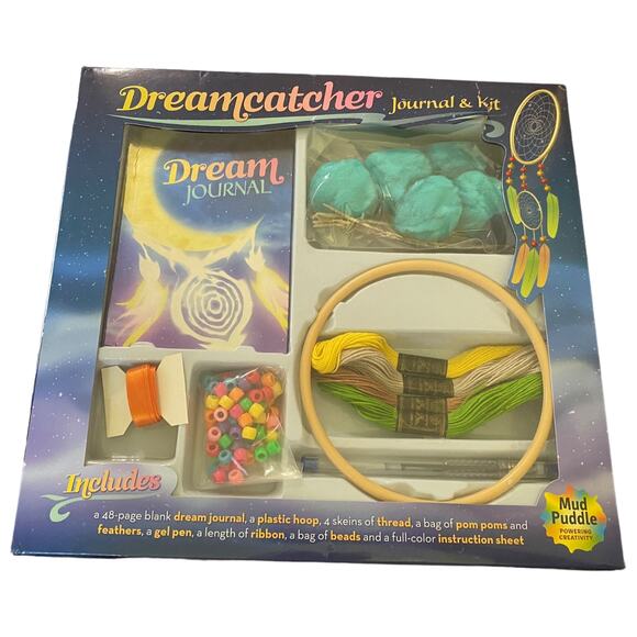 Dreamcatcher Journal & Kit Create Your Own Dreamcatcher - Picture 1 of 3